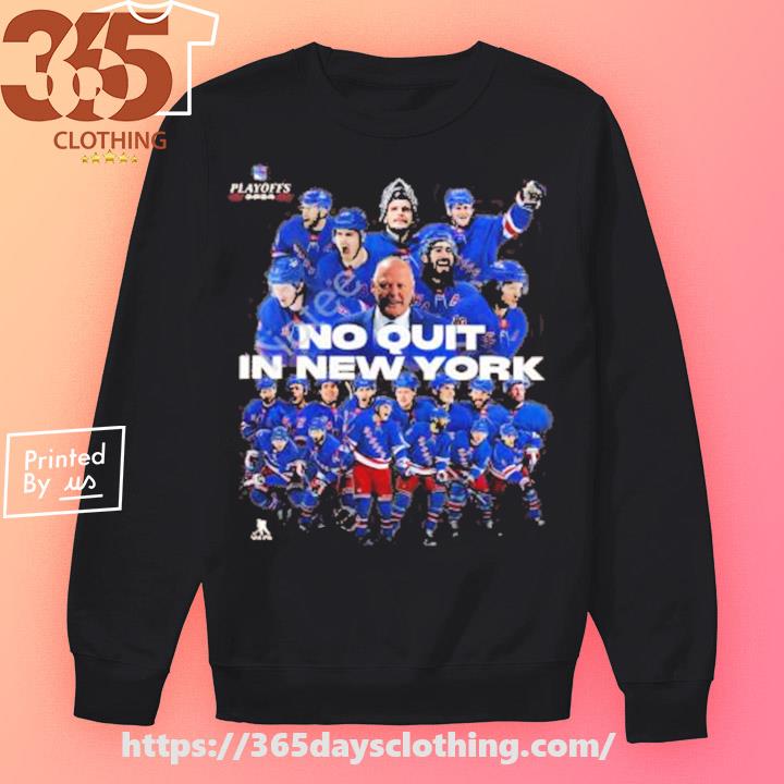 New York Rangers No Quit Team Photo T-Shirt, hoodie, sweater, long sleeve  and tank top