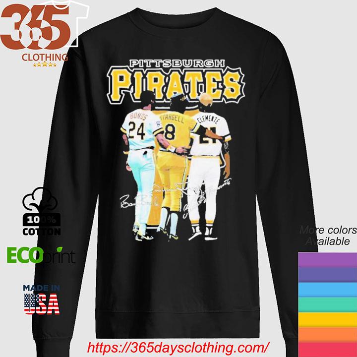 Pittsburgh Pirates Bonds Stargell Clemente Signature Shirt, hoodie