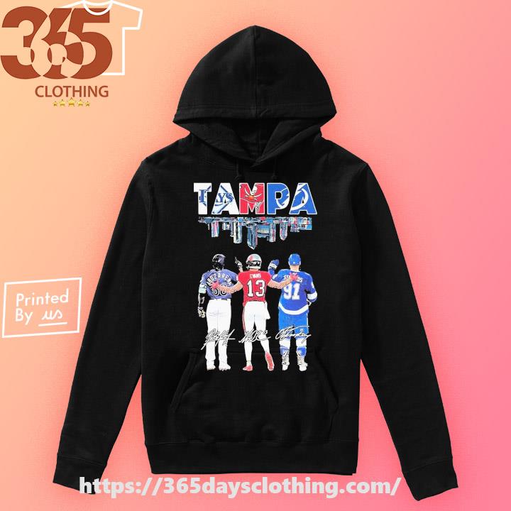 Funny tampa Bay teams sport Evans Randy Arozarena Mike Evans and Steven  Stamkos signatures shirt, hoodie, sweater, long sleeve and tank top