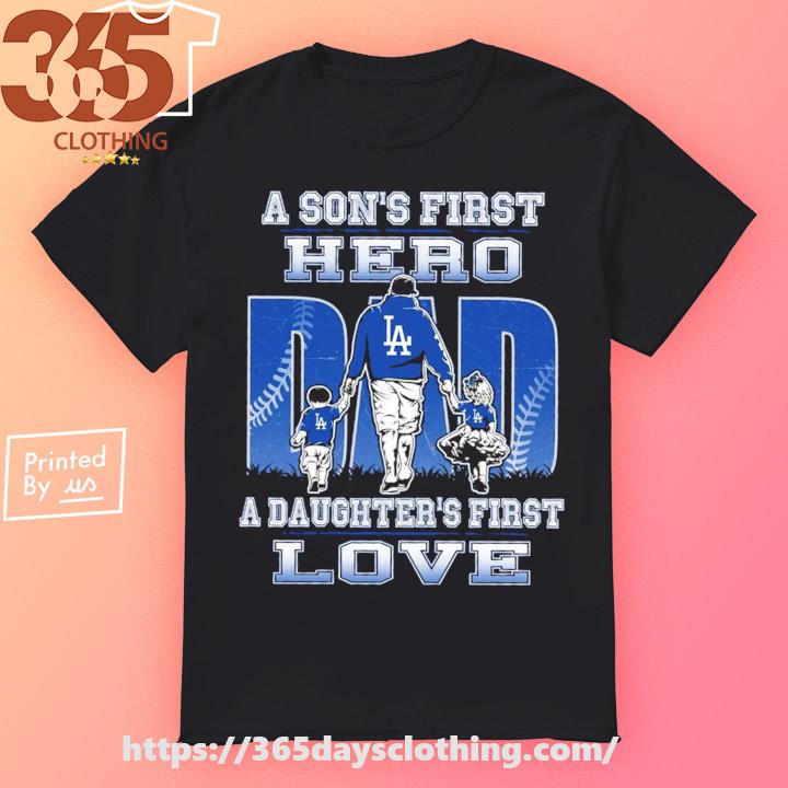 Official milwaukee Brewers a Son's first Hero Dad a Daughter's first love  shirt, hoodie, tank top, sweater and long sleeve t-shirt