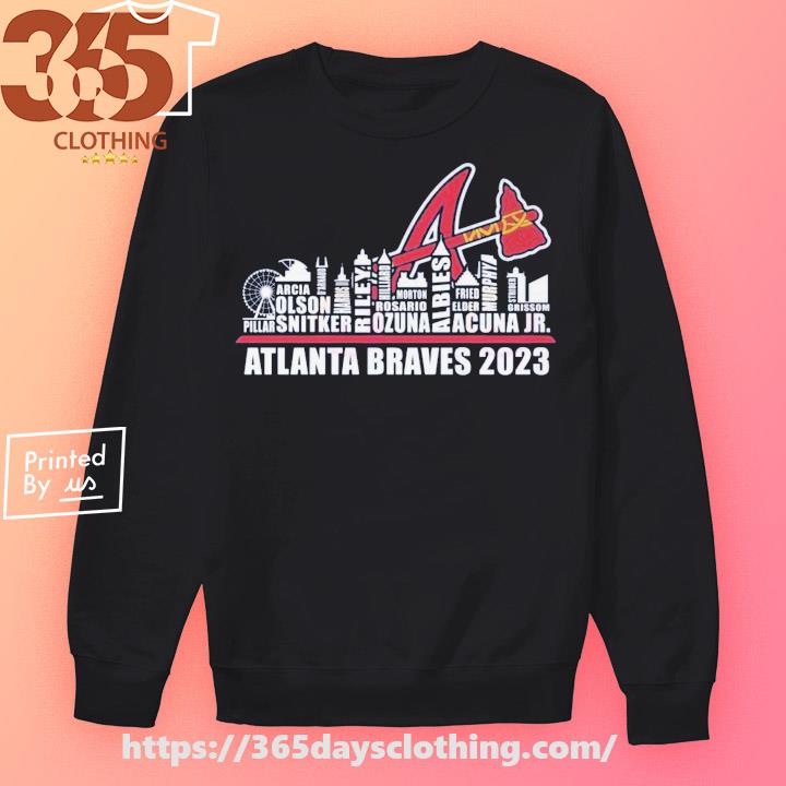 Atlanta Braves 2023 Skyline T-Shirt, hoodie, sweater, long sleeve