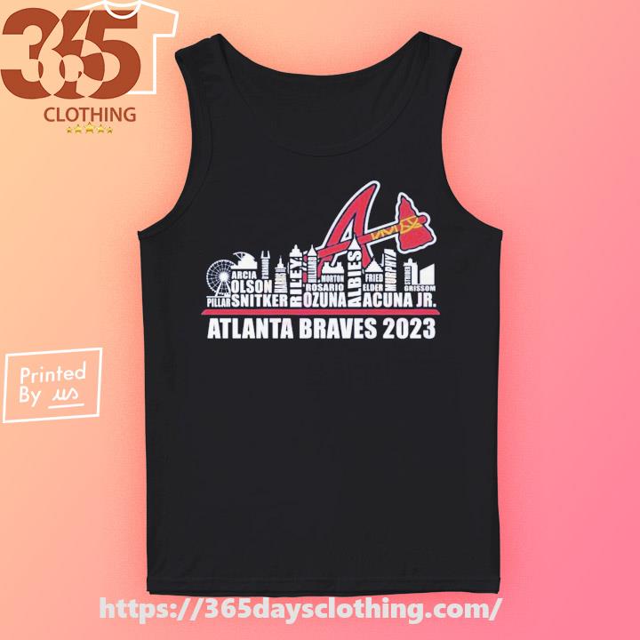 Atlanta Braves 2023 Skyline T-Shirt, hoodie, sweater, long sleeve