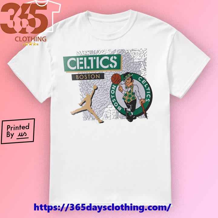 Boston Celtics Jordan Elephant Print T-Shirt - Mens