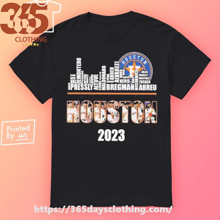 Houston Astros Skyline Players Name 2023 Shirt, hoodie, sweater