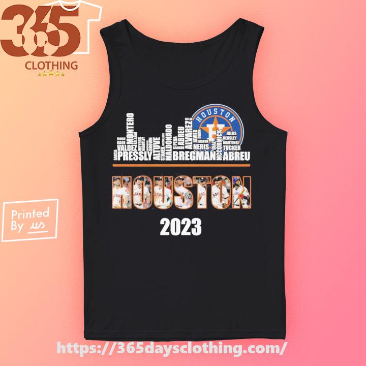 Houston Astros skyline 2023 pressly bregman abreu shirt, hoodie