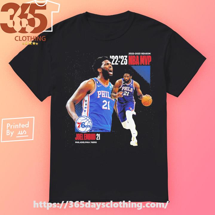 Joel Embiid Philadelphia 76ers 2023 NBA MVP Award Time Out shirt