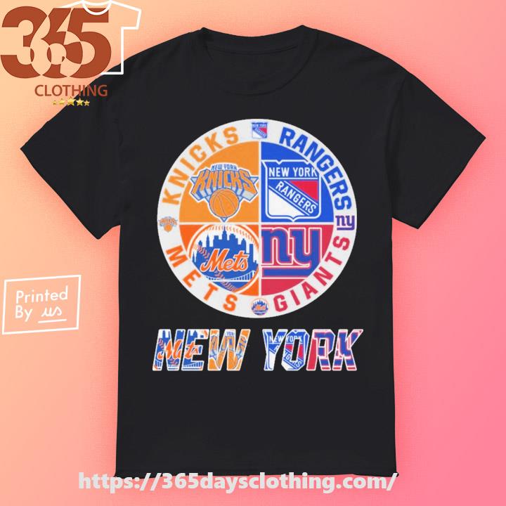 Official New York Knicks New York Rangers New York Jets New York Mets New  York City 2023 Logo shirt, hoodie, sweater, long sleeve and tank top