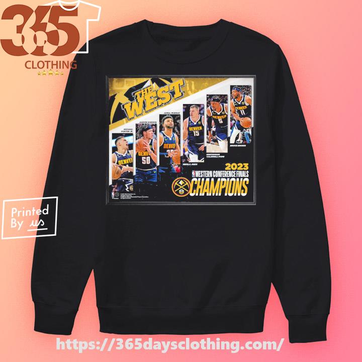 Denver Nuggets And Los Angeles Lakers 2023 Western Finals Championship Shirt,  hoodie, sweater, long sleeve and tank top