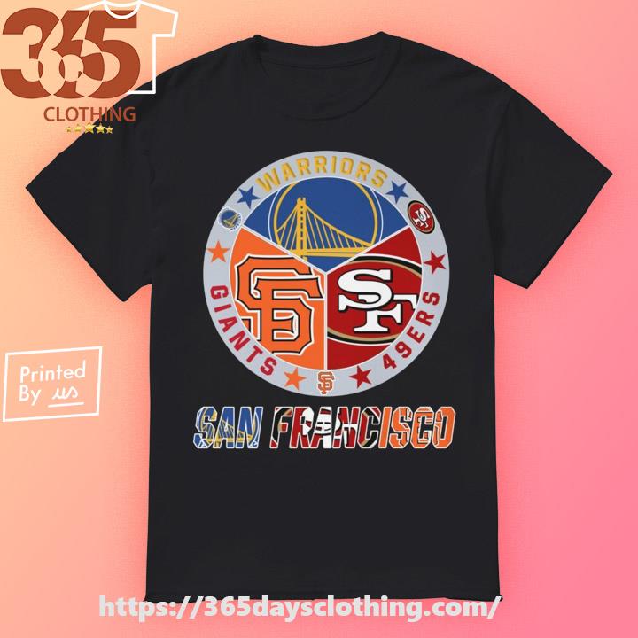 49ERS Warriors Giants San Francisco logo shirt, hoodie, sweater, long  sleeve and tank top