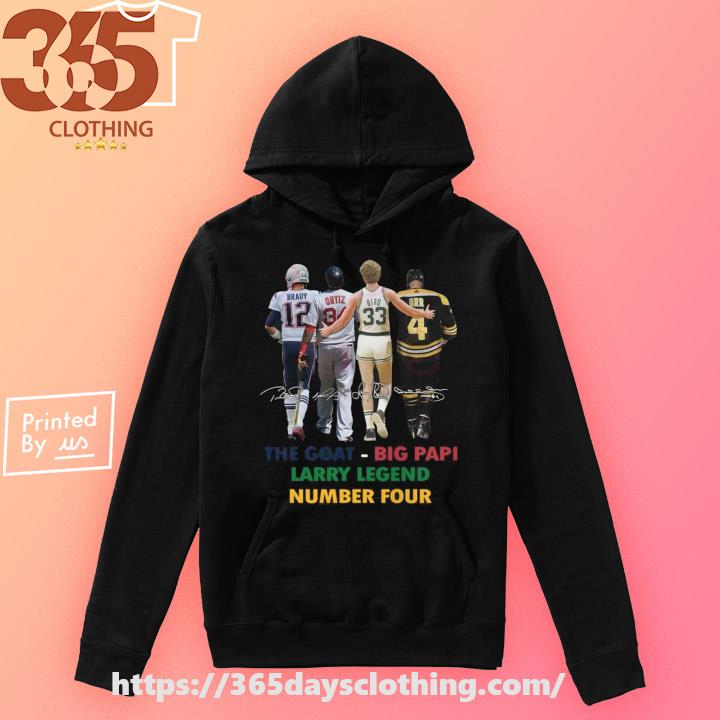 Official original The Goat Big Papi Larry Legend Number Four shirt, hoodie,  longsleeve, sweatshirt, v-neck tee