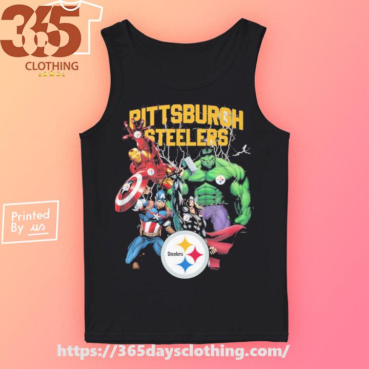 Pittsburgh Steelers Avengers T Shirts, Hoodies, Sweatshirts & Merch