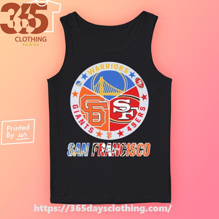 San Francisco 49ers Warriors Giants teams logo 2023 T-shirt, hoodie,  sweater, long sleeve and tank top