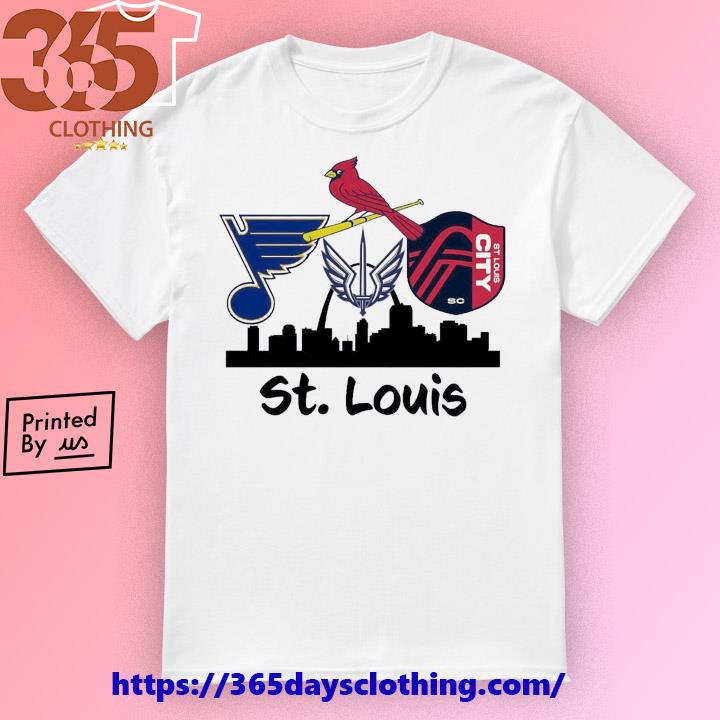 St. Louis Cardinal baseball skyline logo shirt, hoodie, sweater