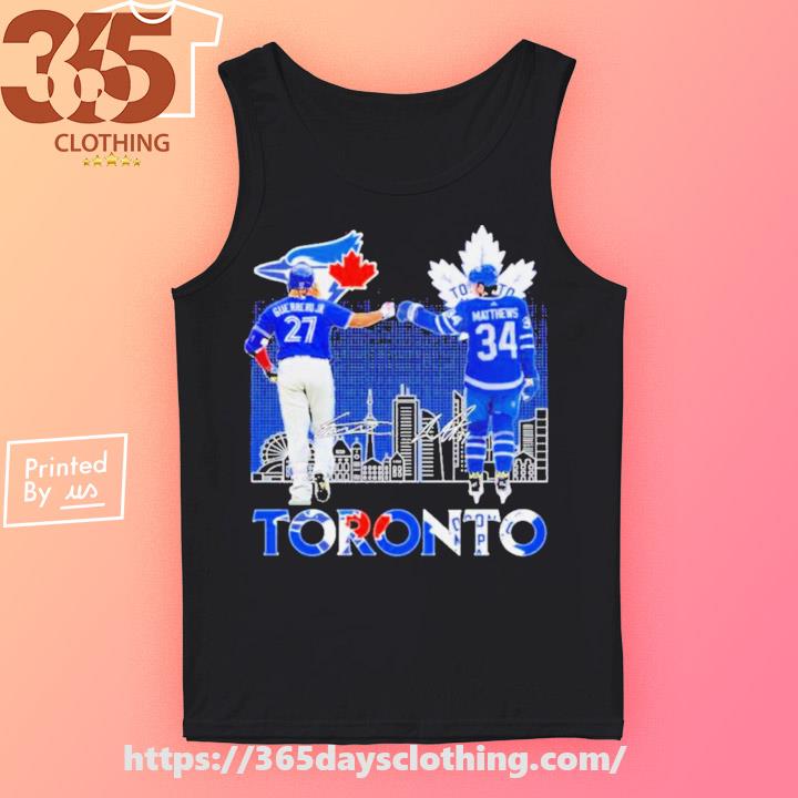 Toronto Sports Vladimir Guerrero Jr. And Auston Matthews Signatures shirt,  hoodie, sweater, long sleeve and tank top