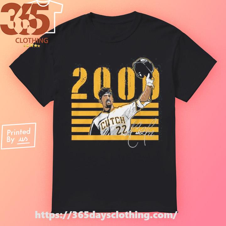 Funny andrew Mccutchen 22 Pittsburgh Pirates baseball 2000 hits signature  2023 T-shirt, hoodie, sweater, long sleeve and tank top