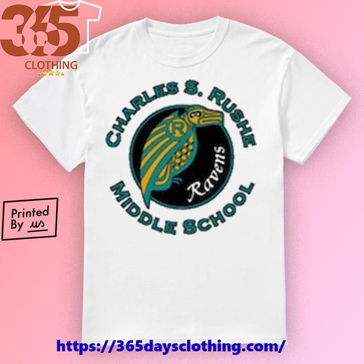 Charles S.Rushe Middle school ravens logo shirt, hoodie, sweater, long  sleeve and tank top