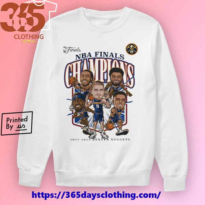 Denver Nuggets 2022-2023 Nba Finals Champions Windmill Team Caricature  Men's T-shirt,Sweater, Hoodie, And Long Sleeved, Ladies, Tank Top