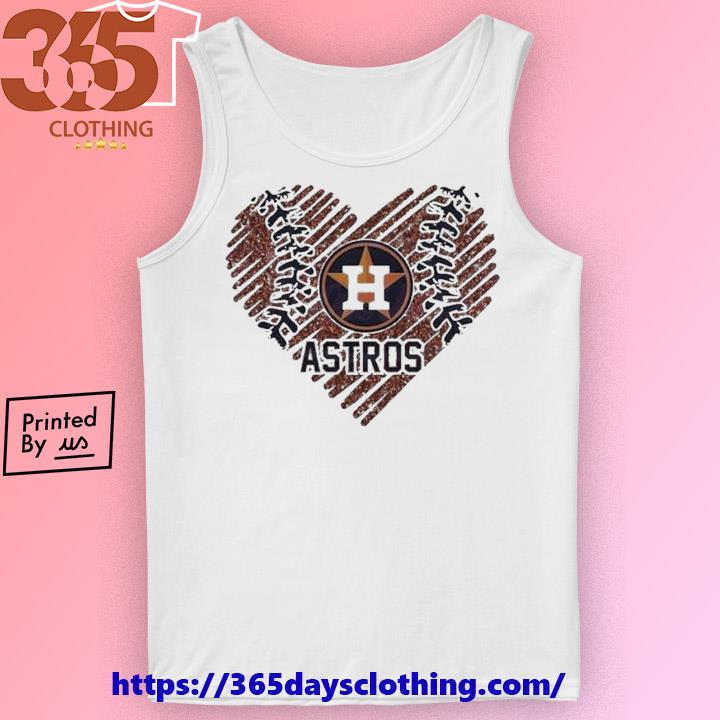 Houston Astros Heart Baseball Team Shirt