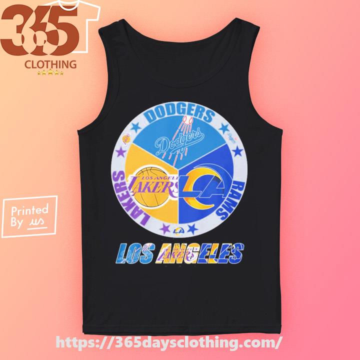 Los angeles Dodgers rams Lakers T-shirt, hoodie, sweater, long sleeve and  tank top