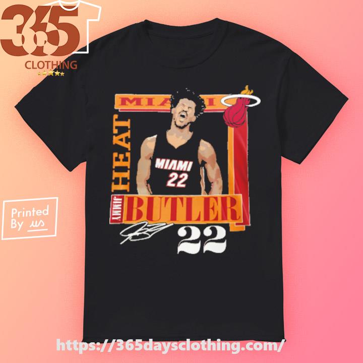 NBA Playoffs 2023 Butler Jimmy Number 22 Miami Heat T Shirt
