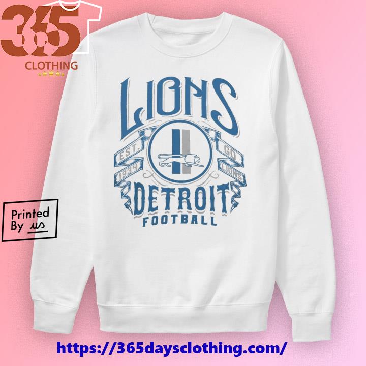 Detroit Lions Men's Gold Collection Crewneck - Vintage Detroit