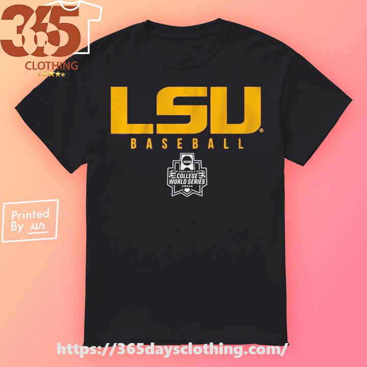 LSU Tigers Baseball 2023 Men College World Series Champions Baseball Jersey  -  Worldwide Shipping