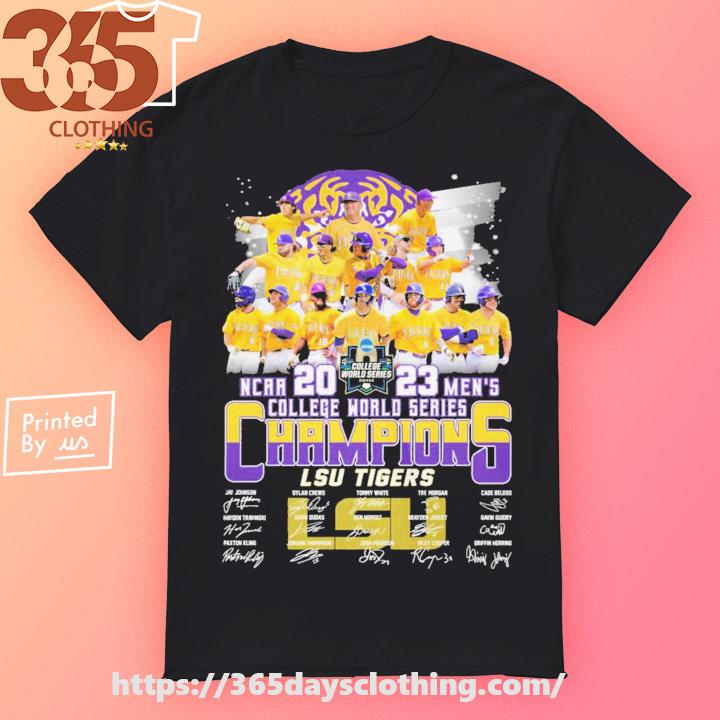 LSU Tigers NCAA 2023 Men's College World Series Champions Baseball