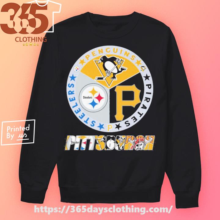 Pittsburgh Steelers Pittsburgh Pirates Pittsburgh Panthers Pittsburgh  Penguins logo shirt, hoodie, sweater, long sleeve and tank top