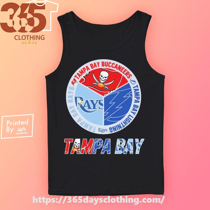 Tampa sports team Tampa Bay Rays Tampa Bay Lightning Tampa Bay Buccaneers  vintage shirt, hoodie, sweater, long sleeve and tank top