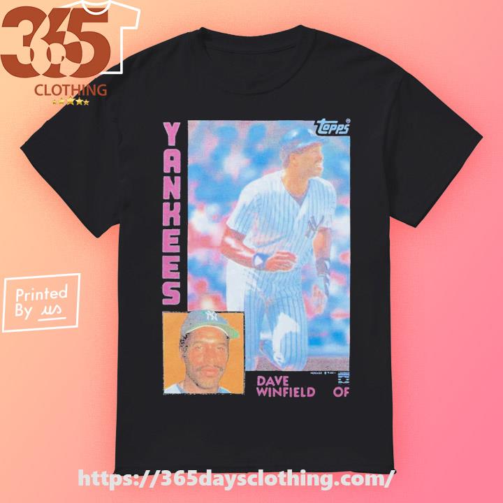 1984 Topps Baseball Dave Winfield Yankees Shirt