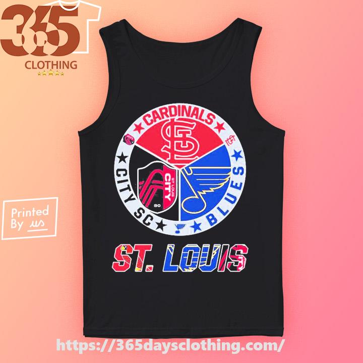 Official 2023 St Louis Sports Teams Cardinals, Blues And City Fc Logo Shirt,  hoodie, longsleeve, sweater