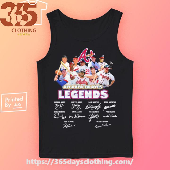 Atlanta Braves players legends 2023 signatures shirt, hoodie, sweater, long  sleeve and tank top