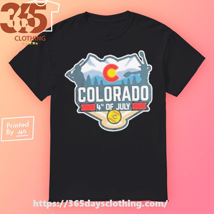 Colorado Rockies Baseball 2023 4Th Of July Logo Shirt - Ink In Action