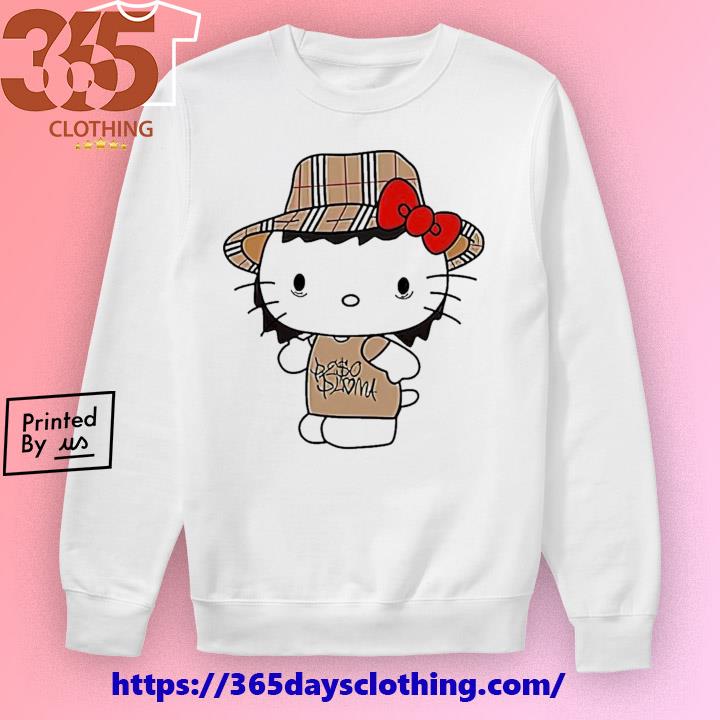 Peso Pluma Hello Kitty Shirt Supreme Peso Pluma Merch Hoodie Sweatshirt T  Shirt Long Sleeve Shirts Mens Womens Youth Kids NEW - Laughinks