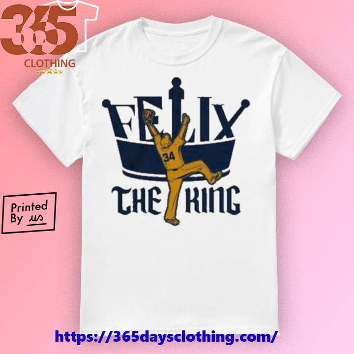 Felix Hernández Seattle Mariners Flix The King Shirt - teejeep