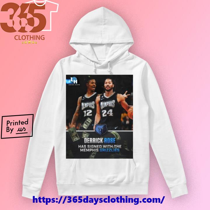 automatisk pludselig Sæt tabellen op Guns And Roses Derrick Rose Has Signed With The Memphis Grizzlies shirt,  hoodie, sweater, long sleeve and tank top