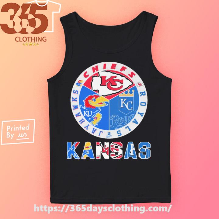 Kansas Jayhawks Chiefs Royals logo shirt, hoodie, sweater, long sleeve and  tank top