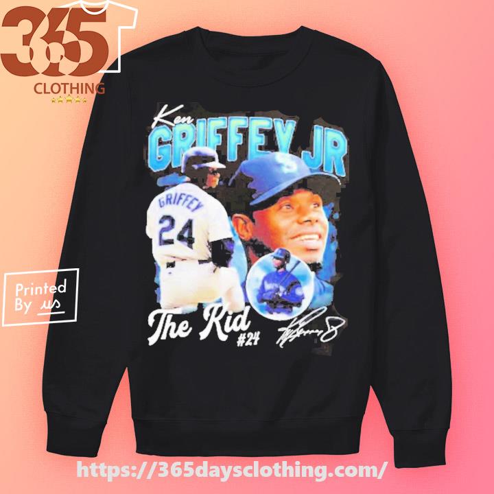 Ken Griffey Jr The Kid Basketball Legend Signature Vintage T-shirt - Ink In  Action