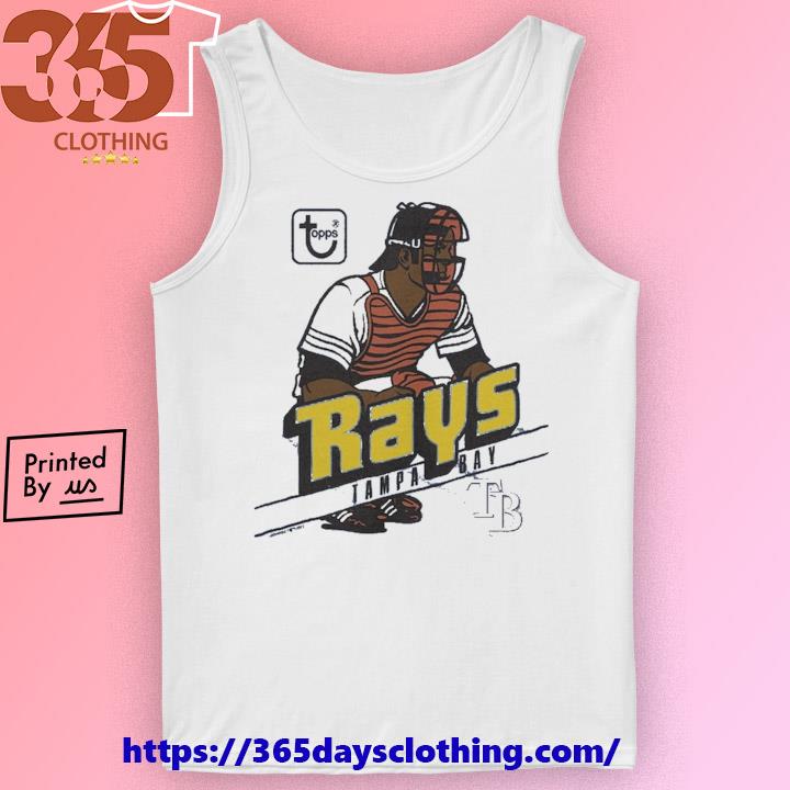 Men's Homage x Topps Light Blue Tampa Bay Rays Shirt, hoodie, sweater, long  sleeve and tank top