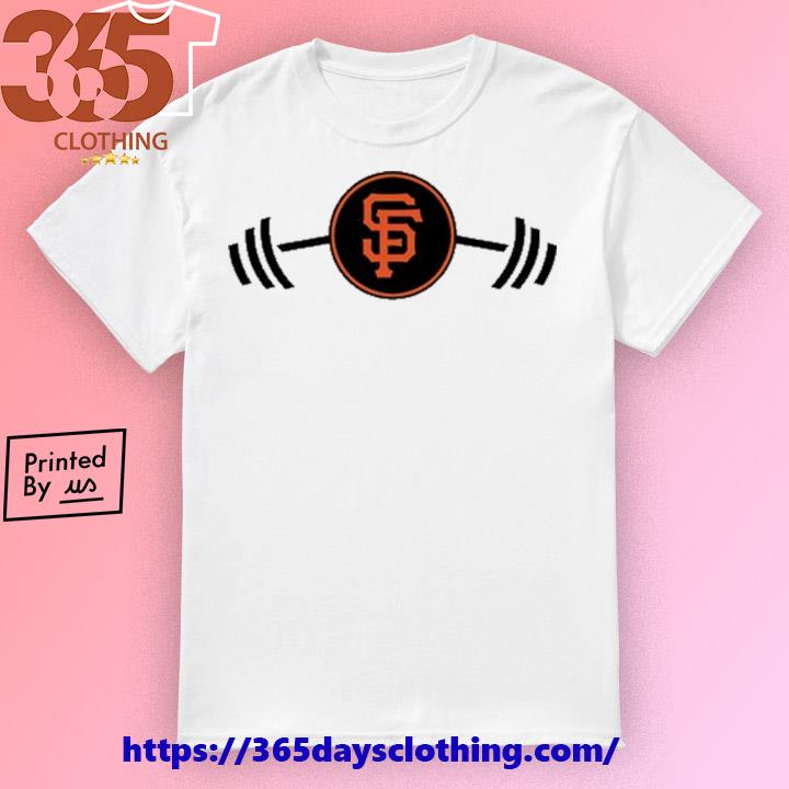 Official Mitch haNiger wearing san francisco giants barbell T-shirt,  hoodie, tank top, sweater and long sleeve t-shirt