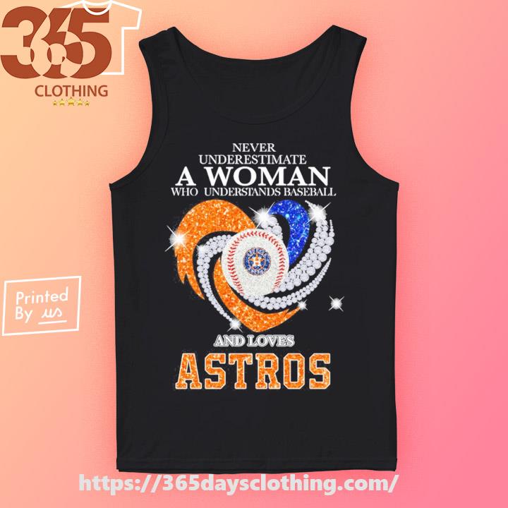 This Girl Loves Her Houston Astros Heart Diamond Shirt Sweatshirt