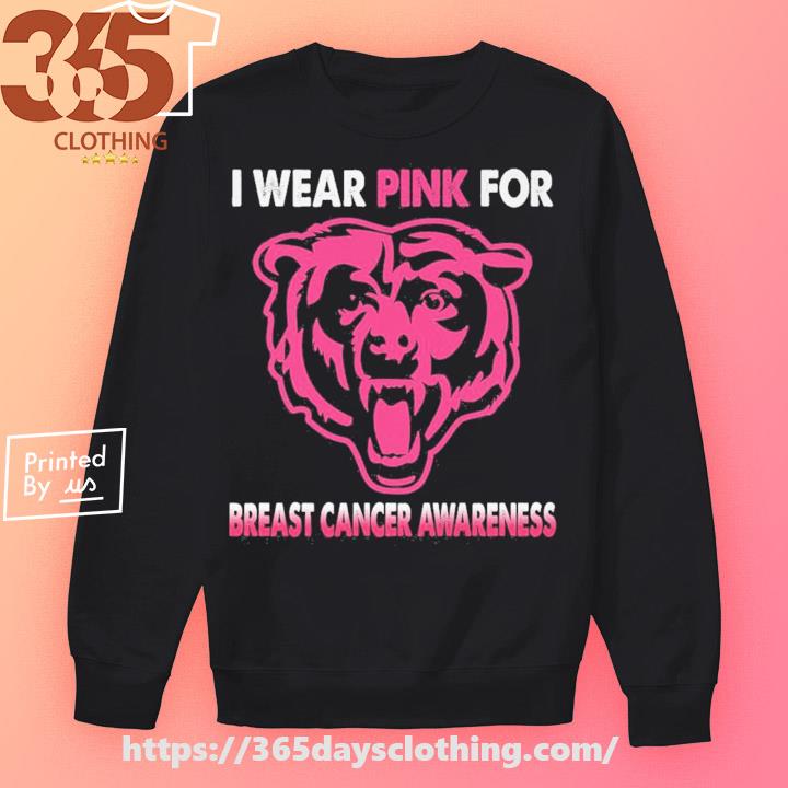 Original Chicago Bears I wear pink for Breast Cancer Awareness 2023 shirt,  hoodie, sweater, long sleeve and tank top