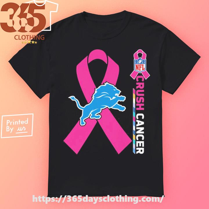Original Detroit Lions NFL Crush Cancer 2023 shirt, hoodie, sweater, long  sleeve and tank top