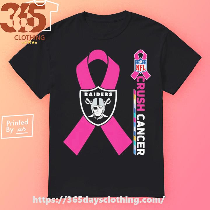 Funny las Vegas Raiders I wear pink for breast cancer awareness