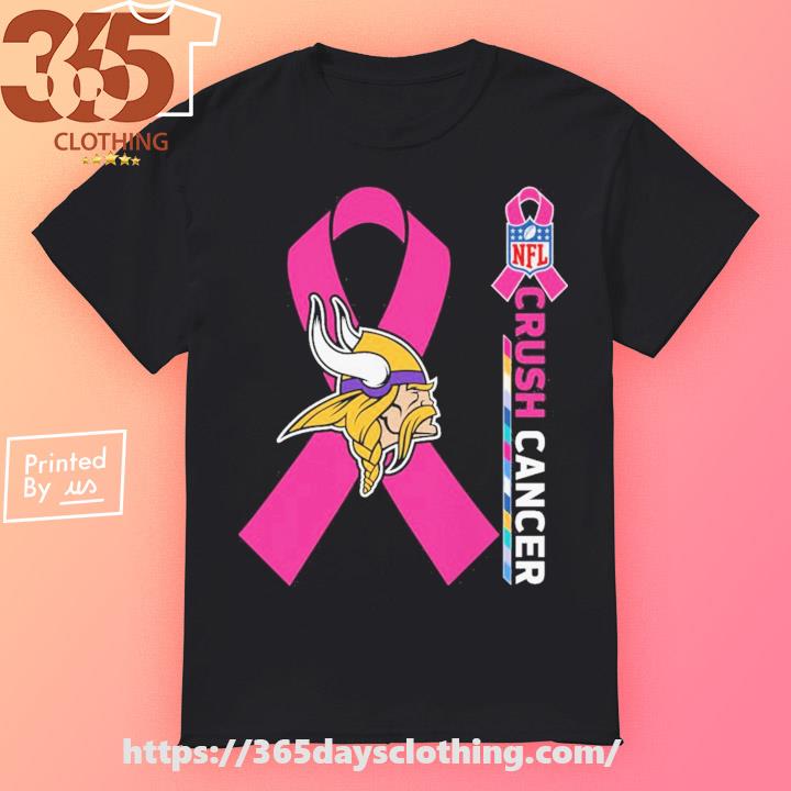 Original Minnesota Vikings NFL Crush Cancer 2023 shirt, hoodie, sweater,  long sleeve and tank top