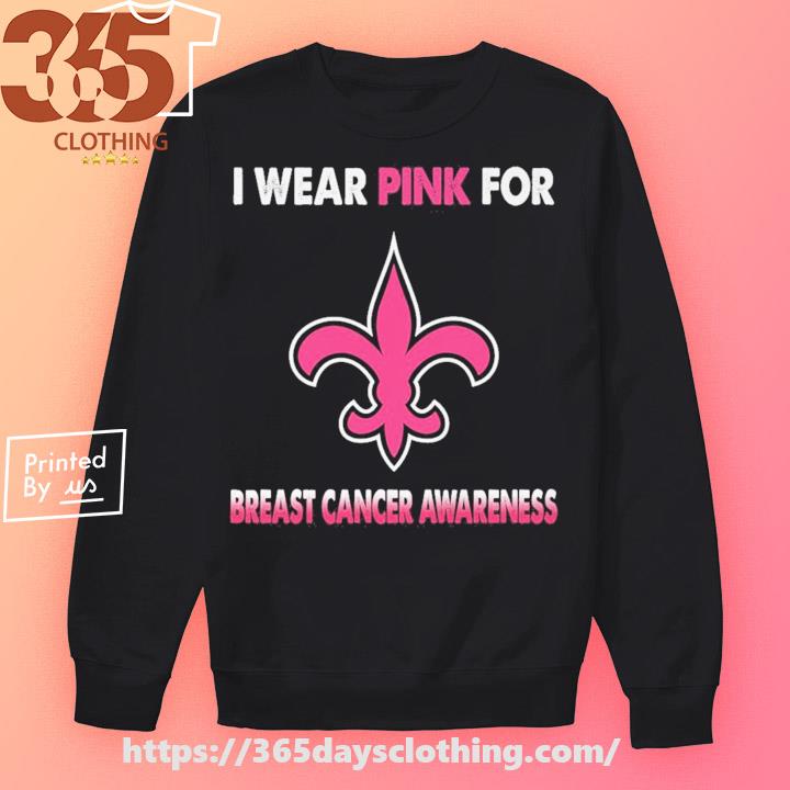 Breast Cancer Saints Nola New Orleans Football Pink 