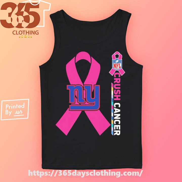 New York Giants NFL Crush Cancer Logo shirt, hoodie, longsleeve, sweater