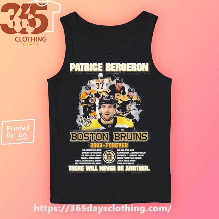 Official Patrice Bergeron there will never be another signature shirt