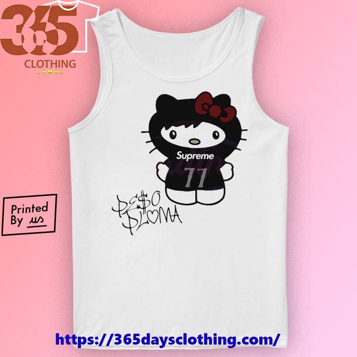 Pink Peso Pluma Hello Kitty Shirts Peso Pluma Hello Kitty