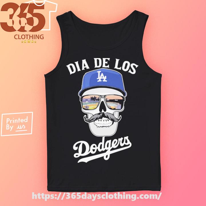 Skull Los Angeles Dia De Los Dodgers shirt, hoodie, sweater, long